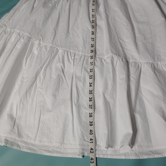 HELLO MOLLY Seaside Picnic Midi White Dress Size 8 - Picture 10 of 12